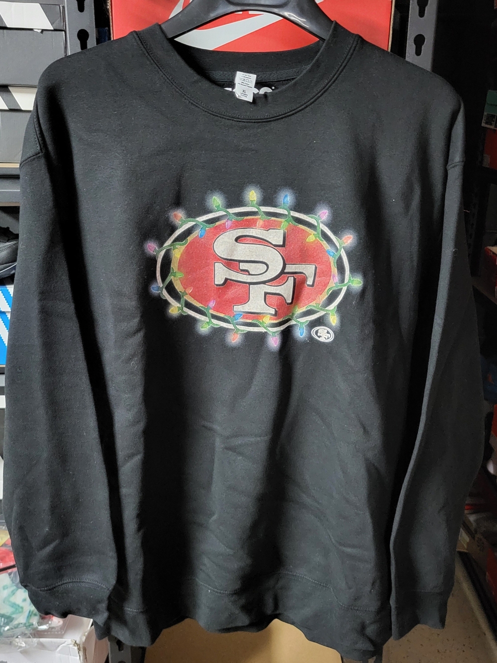 *NEW* NFL San Francisco 49ers Christmas Sweatshirt FOCO Size Men's XL